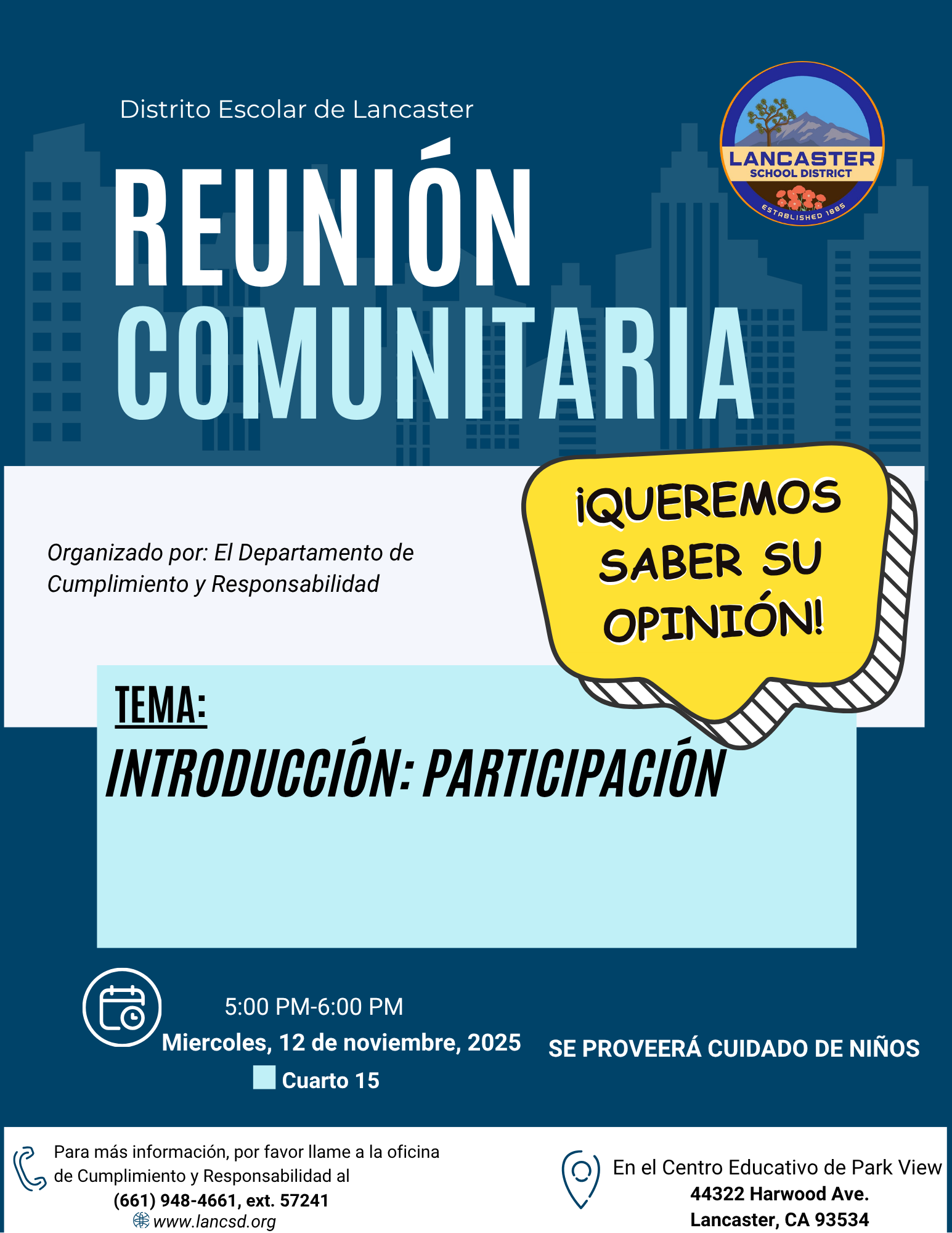 Town Hall Meeting Flyer